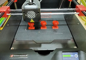 Praca drukarki - małe Sowy 3D