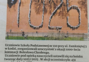 Uroczystość 1000-lecia koronacji Bolesława Chrobrego w Dzienniku Łódzkim