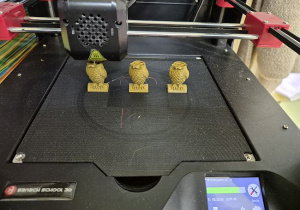 Wydruk sów drukarką 3D