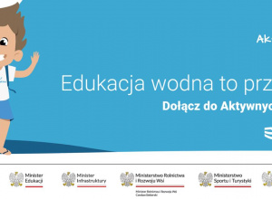 Logo programu Aktywni Błękitni - Szkoła Przyjazna Wodzie