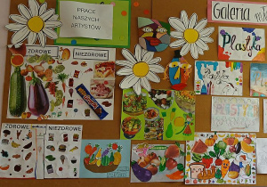 Galeria prac uczniów w ramach Tygodnia Promocji Zdrowia