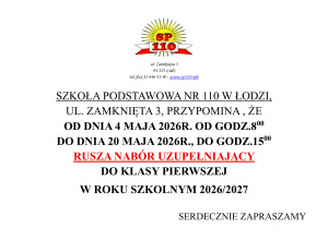 Miniaturka ogłoszenia o naborze uzupełniającym