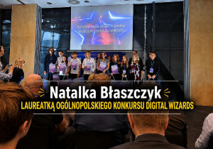 Natalka uczennica z SP 110 w Łodzi