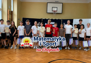 Konkurs „Sport i Matematyka” na Chojnach zdjęcie grupowe