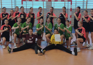 Zawodniczki na podsumowaniu osiągnięć sportowych